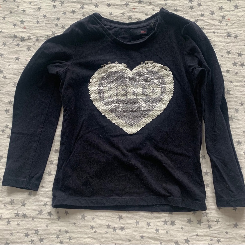 Long sleeve tee-shirt 5y with sequins - brand IKKS